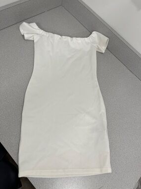 Forever 21 White Off-Shoulder Dress